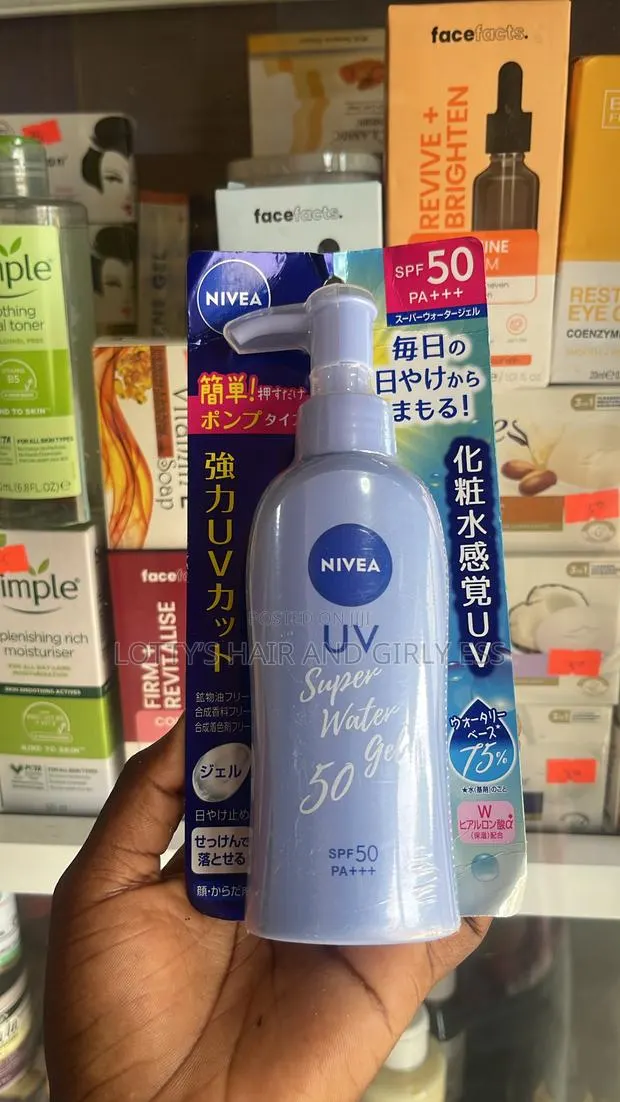 Nivea Uv Super Water Gel SPF 50 Pa+140g- No White Cast · Photo 1