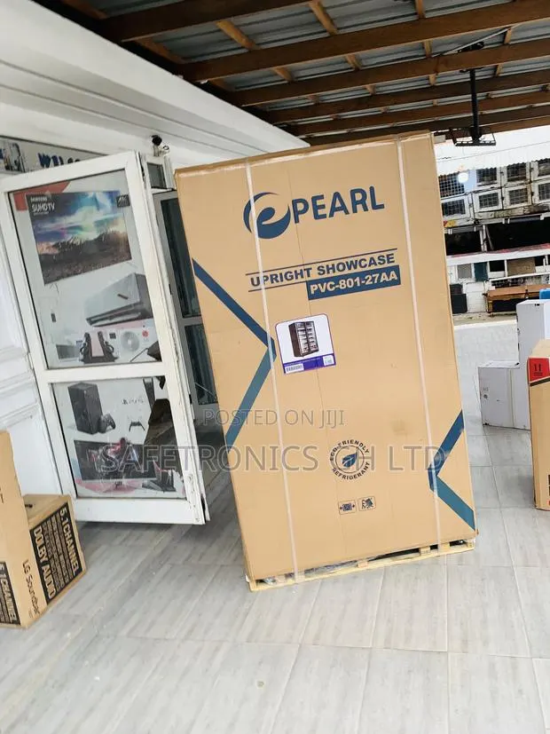 Fabulous Pearl 690-Liter Double-Door PVC-801-27AA Glass Display Fridge · Photo 1