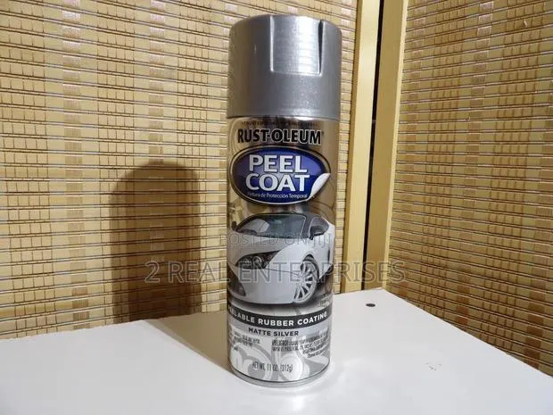 Rust Oleum Peel Coat Silver · Photo 1