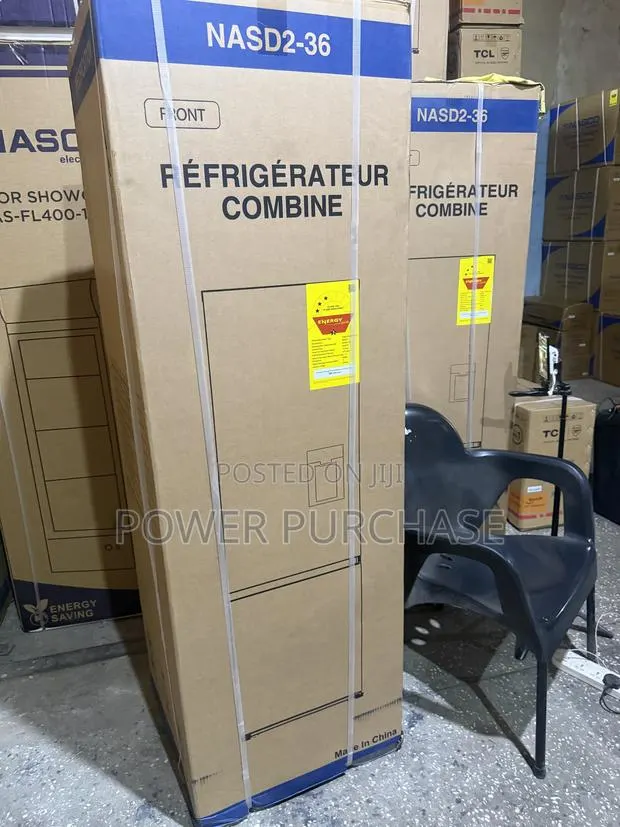 Nasco NASD2-36 Double-Door Refrigerator 268 Litres – Freshness Meets · Photo 1