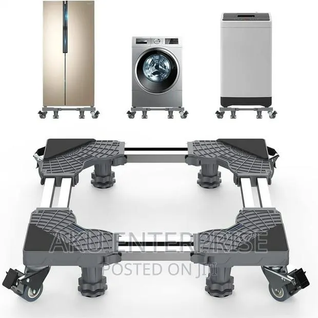 Fridge Stand With Wheels Dryer Adjustable Base for Laundry · Photo 1