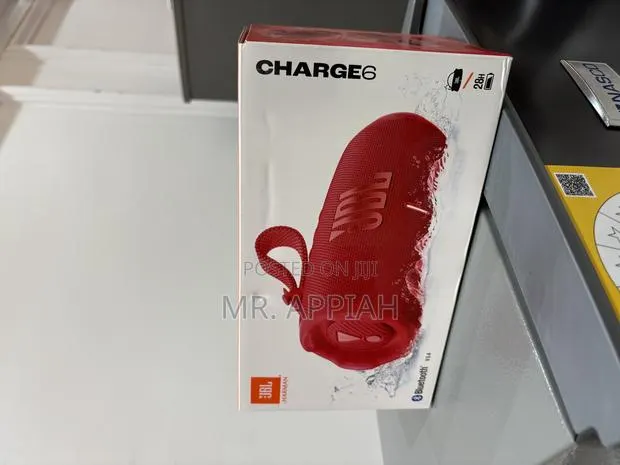 Durable JBL Charge 6 Premium Bluetooth Speaker(Red)45watt · Photo 1