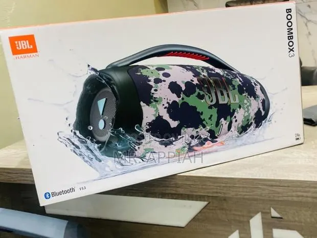 New JBL Boombox 3 Wireless Bluetooth Speaker(Waterproof).. · Photo 1