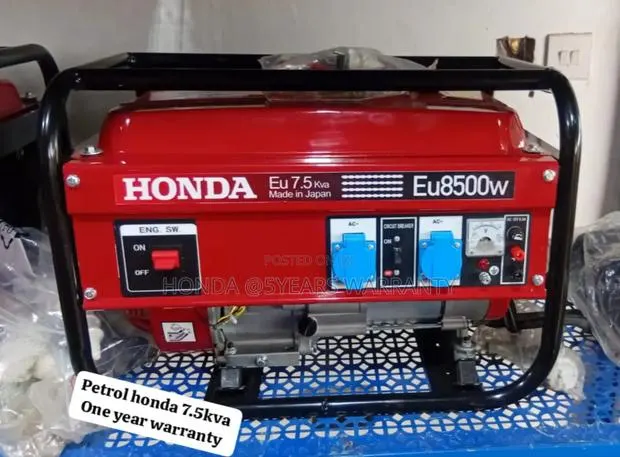 Engineered Generator System Honda 7.5kva 8500watt Petrol · Photo 1