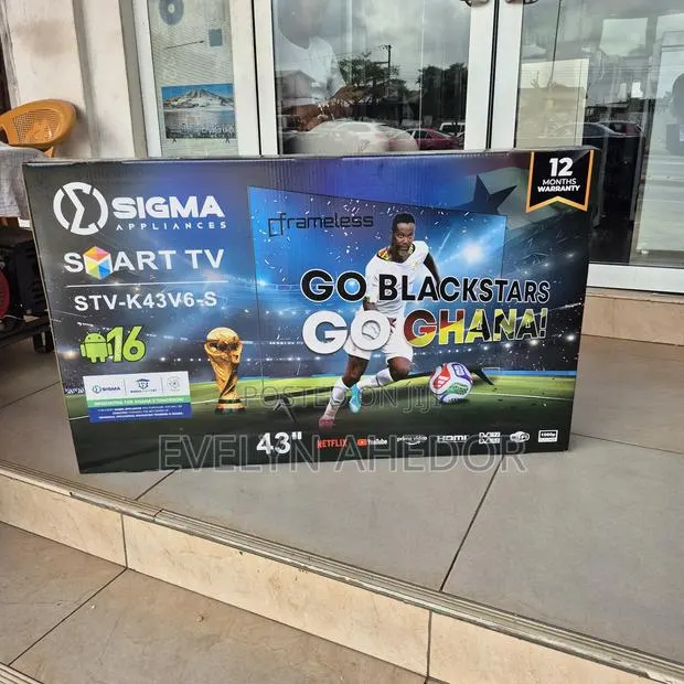 Framless Sigma 43 Inches Smart Android TV With Quality Pictures · Photo 1