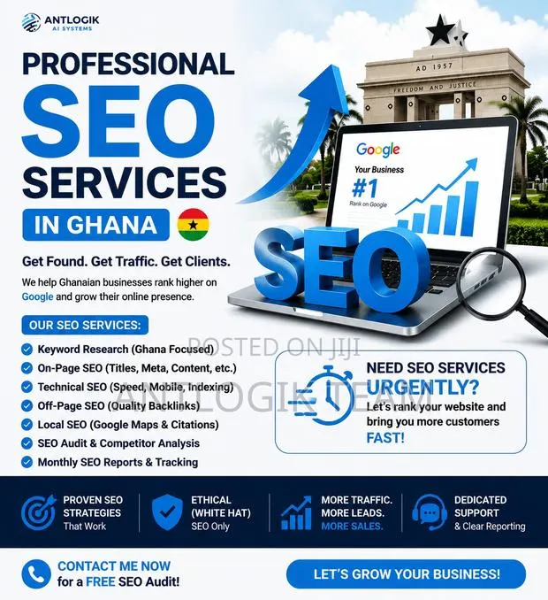 Top Seo Services in Ghana – Rank Your Business #1 on Google Fast! · Photo 1
