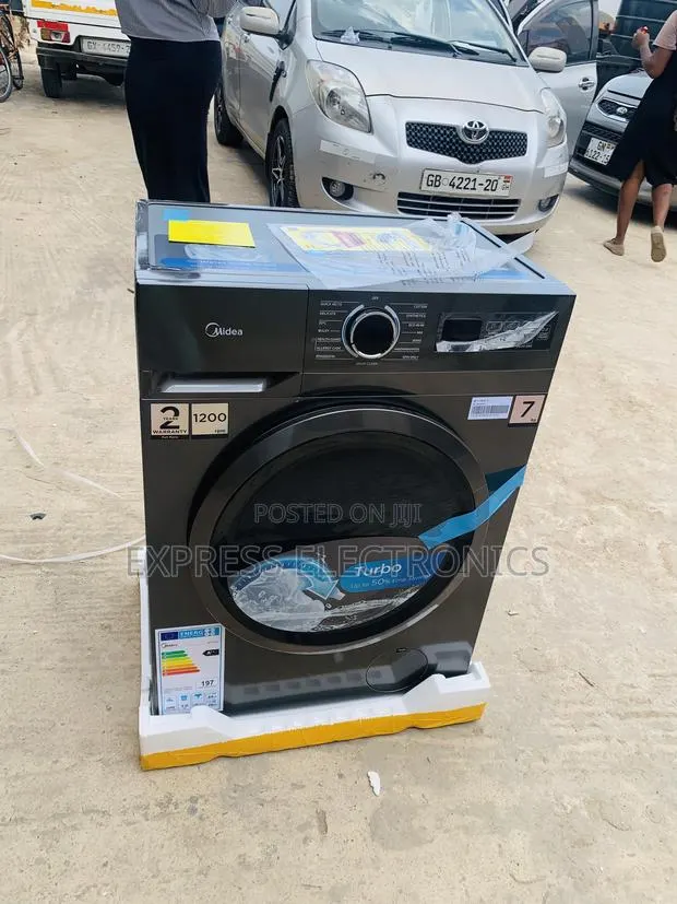Wash and Spin Dry Full Auto Midea 7kg Front Load Wm · Photo 1
