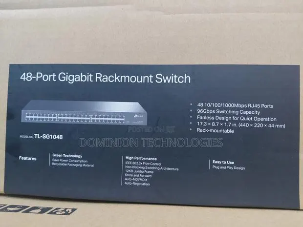TP-Link TL-SG1048 48-Port Gigabit Rackmount Switch · Photo 1