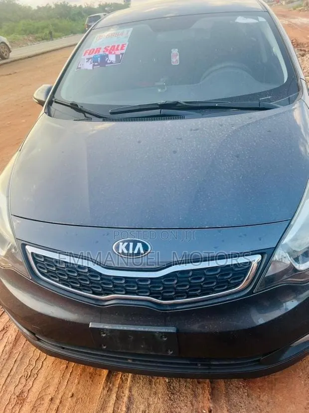 Kia Rio 2014 Gray · Photo 1