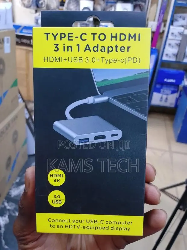 Type -C to HDMI 3in1 Adapter / USB 3.0 · Photo 1