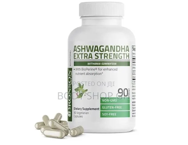 Bronson Ashwagandha Extra Strength Stress Mood Support - 90 Capsules · Photo 1