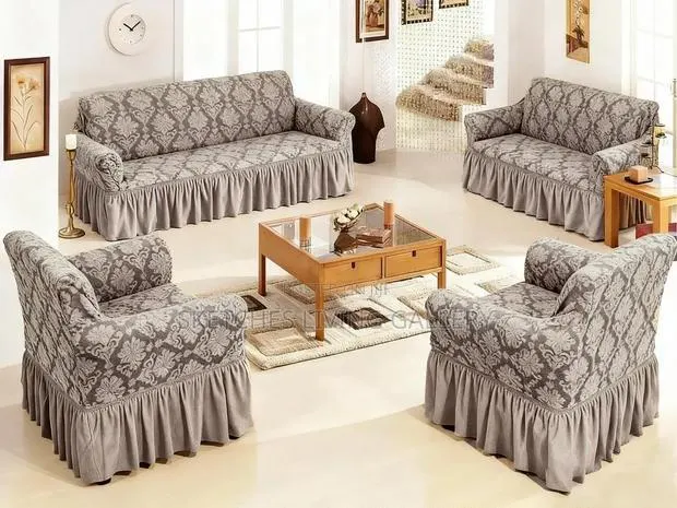 4 Pieces Set Sofa Cover. Refresh Your Old Sofa Today · Photo 1