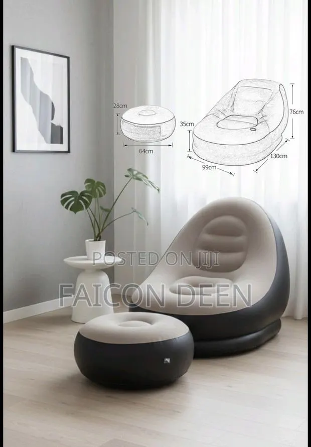 Lounge Comfort Made Simple With Our Inflatable Air Sofa + Free Pump · Photo 1