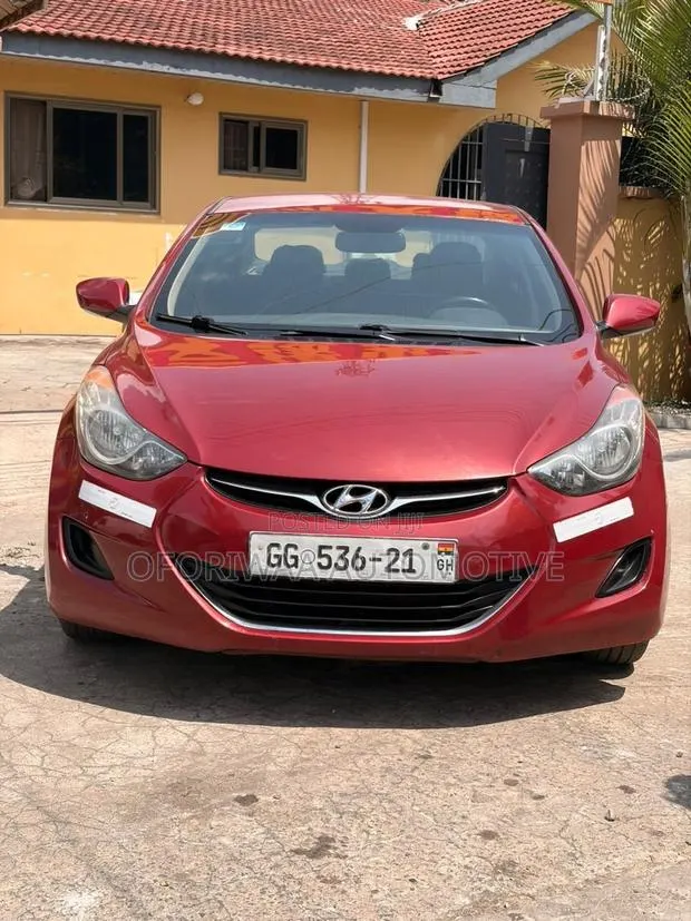 Hyundai Elantra 2012 Red · Photo 1