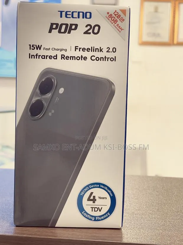 New Tecno Pop 20 128 GB Black · Photo 1