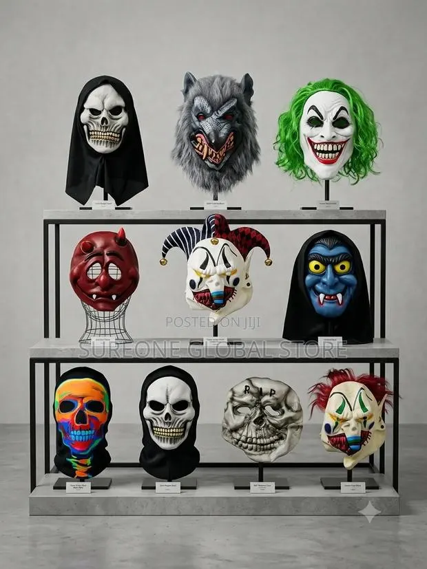 Premium Horror Cosplay Costume Masks – Halloween Theme Party · Photo 1
