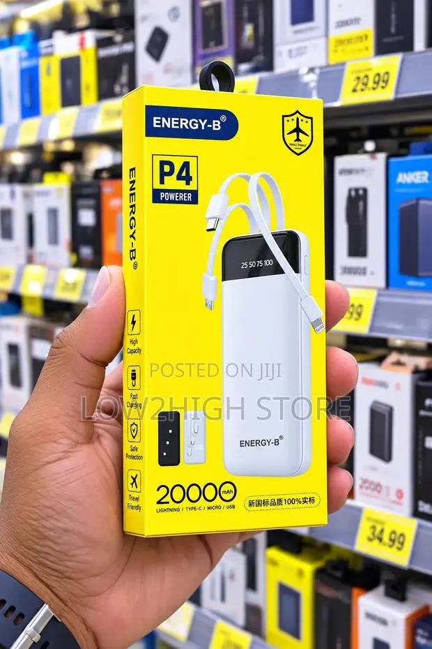 ENERGY-B P4 Powerer 20,000mAh Power Bank · Photo 1
