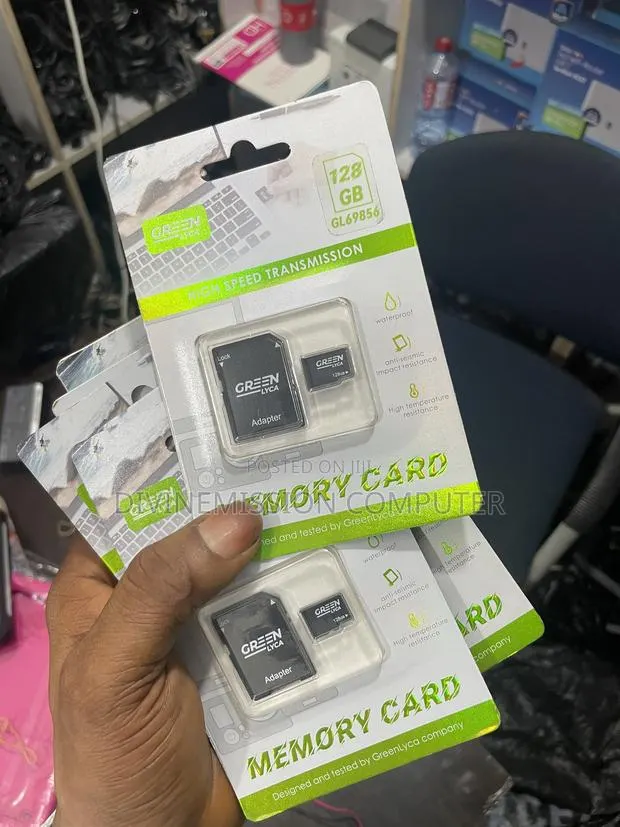 Green Lyca 128 Gb Memory Card, High Speed Transmission. · Photo 1