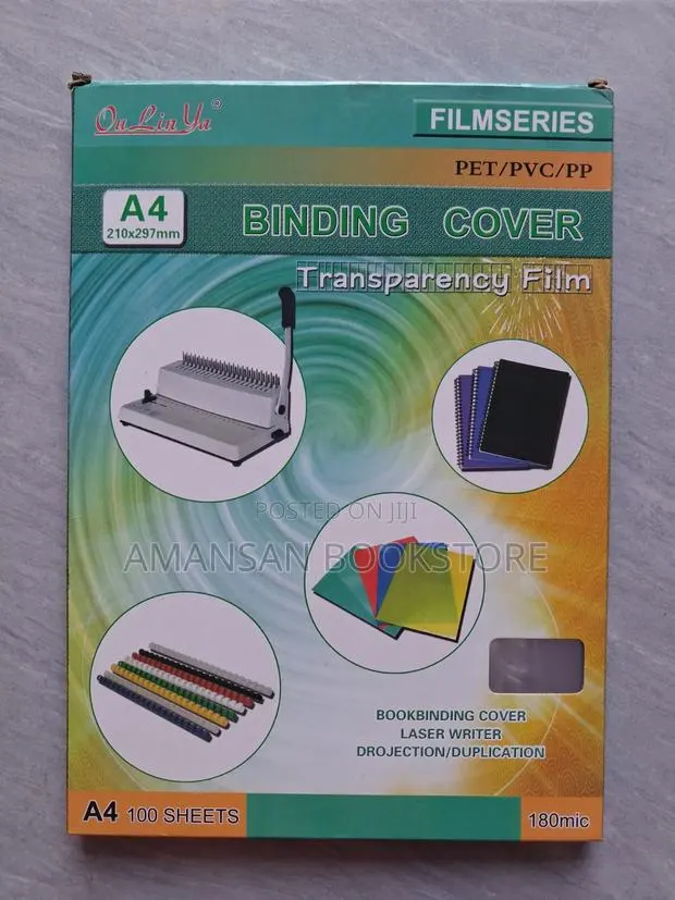 A4 Binding Cover (Plain Pvc Transparency Film) · Photo 1