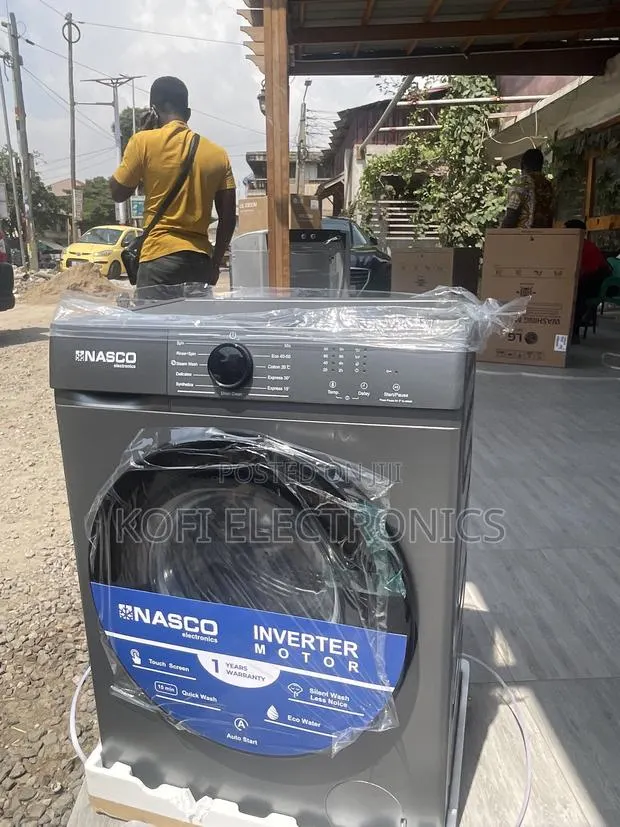 (Deliver at Your Door Step) Nasco 8kg Front Load Washing Machine · Photo 1
