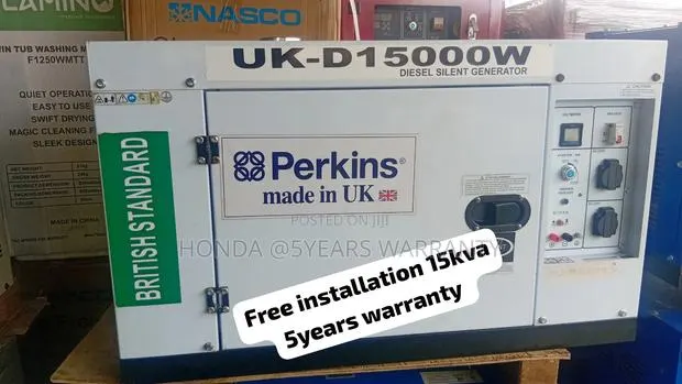 Perkins 15kva Standby Generator – Silent Remote Start · Photo 1