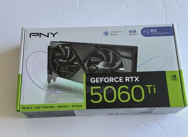 PNY GeForce RTX 5060 Ti Dual Fan OC 8GB GDDR7 Graphics Card · Photo 1