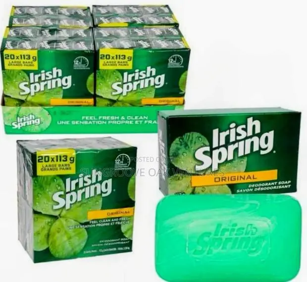 Irish Spring Bar Soap 20cts Originally Sourced From the Usa · Photo 1