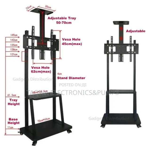 Compatible Size 32-75 TV Trolley · Photo 1
