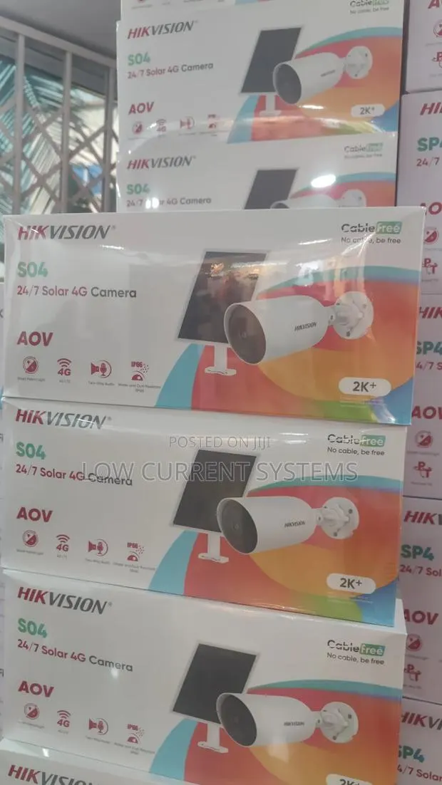 Hikvision 4mp Ip 4g Solar Camera Aov S04 Two Ways Audio · Photo 1