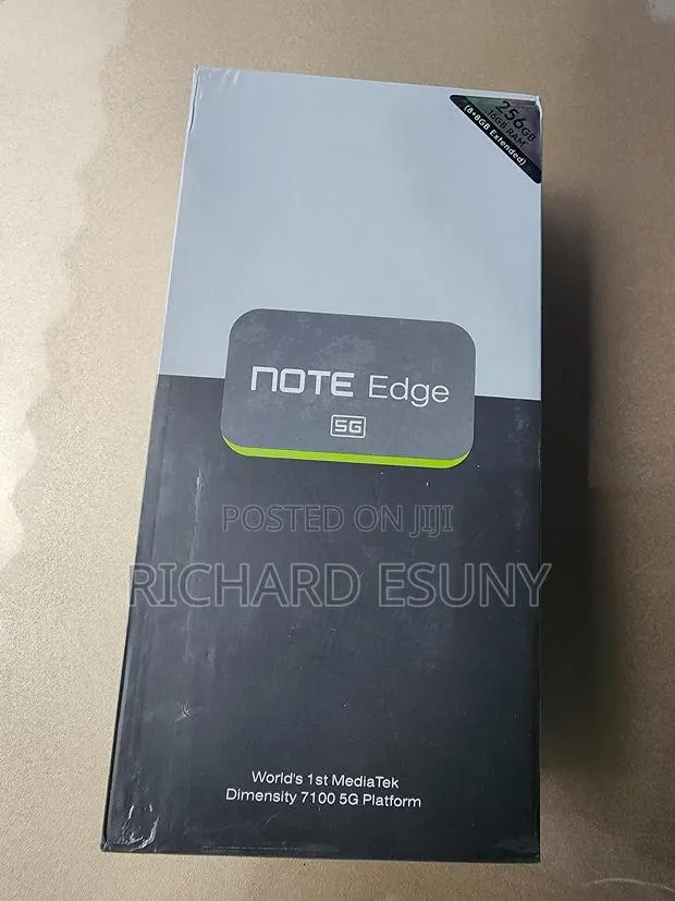 New Infinix Note Edge 256 GB Gray · Photo 1