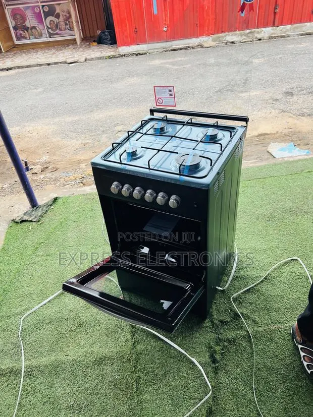 Limited Stock Gas Cooker Oven Black Volcano 4burner 50/50 · Photo 1