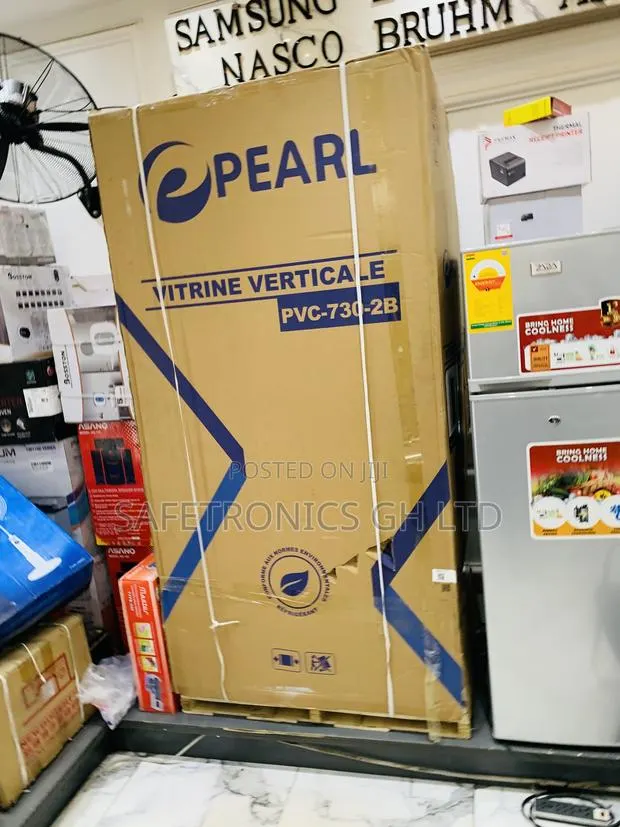 Premium Pearl 610liters Double Door Display Fridge Cooler PVC-730-2b · Photo 1