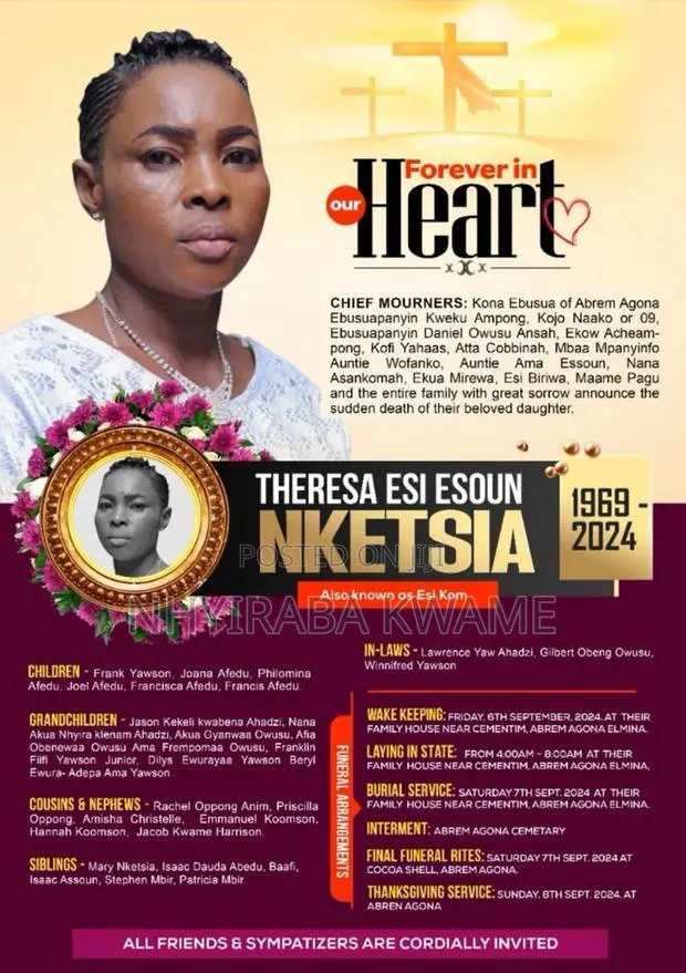 Funeral Posters/Brochure/Receipts · Photo 1