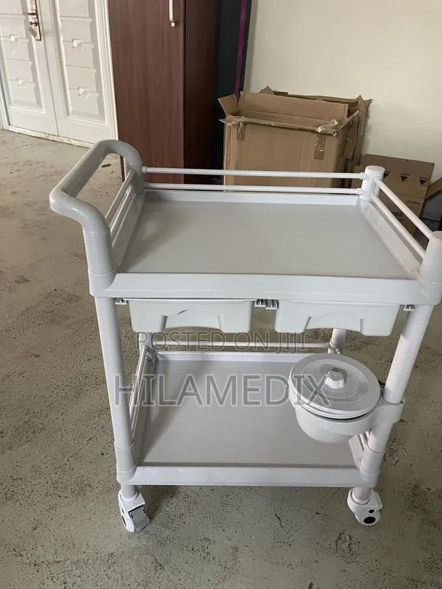 Medical Trolley 2 Steps With Drawer · Photo 1