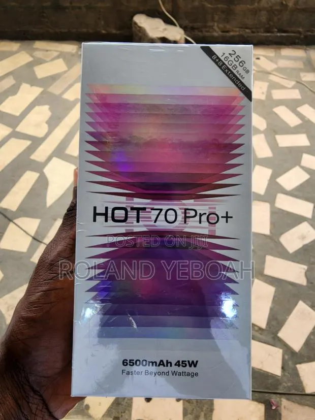 New Infinix Hot 70 Pro 5G+ 256 GB Black · Photo 1