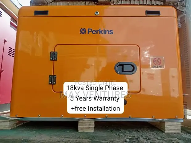 Perkins Diesel 18kva Silent Generator Newly Stocked 18kw · Photo 1