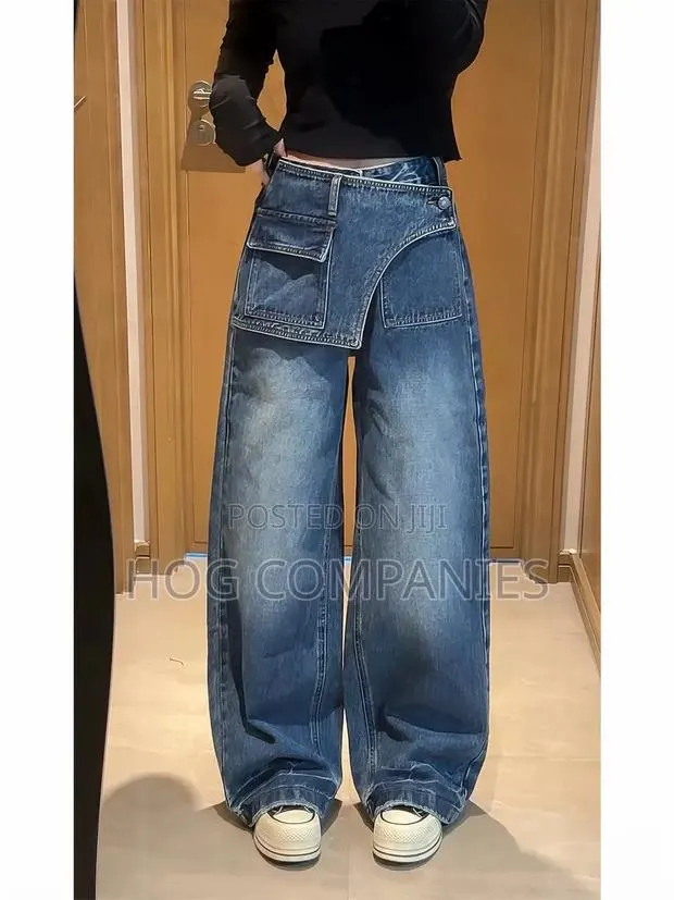 Ladies Baggy Jeans Trousers in Accra - Fast Delivery in 2 Hours · Photo 1