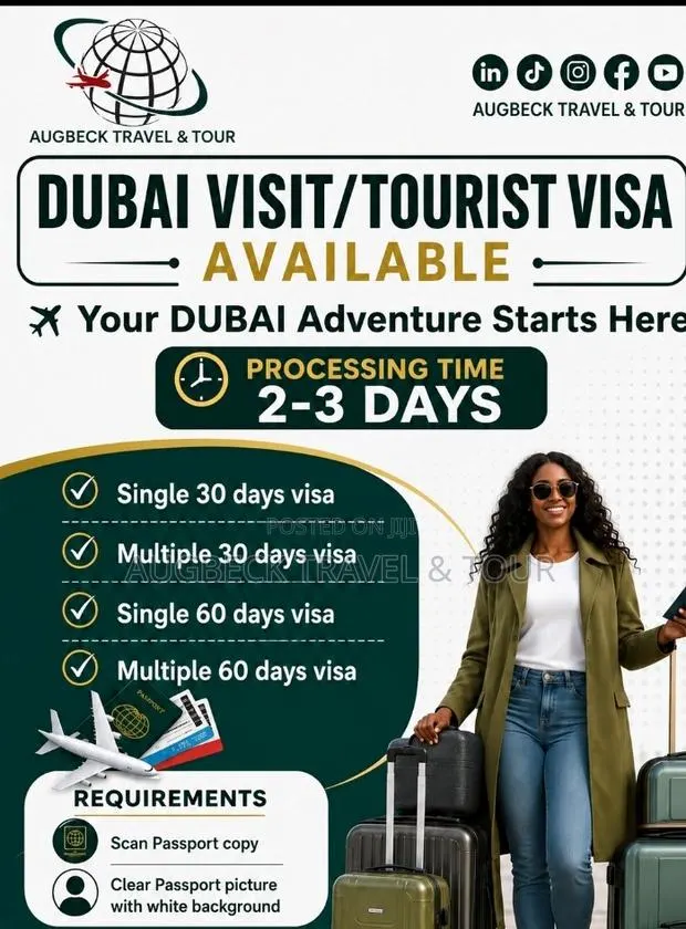 Dubai Visit/Tourist Visa – Fast Reliable! · Photo 1