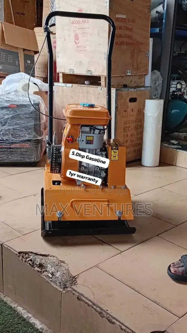 Ecoolmax 5.0hp Gasoline Plate Compactor for Heavy-Duty Jobs 5.Ohp · Photo 1