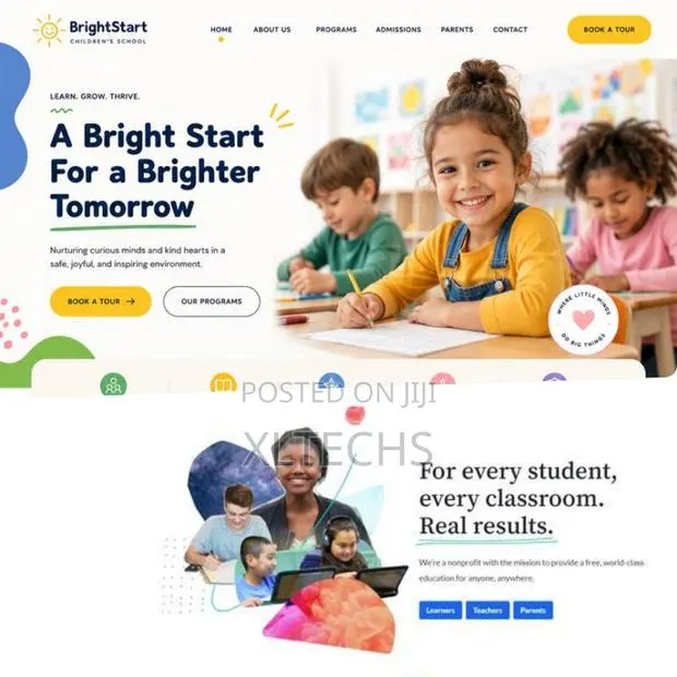 Professional School Website Design Development in Ghana · Photo 1