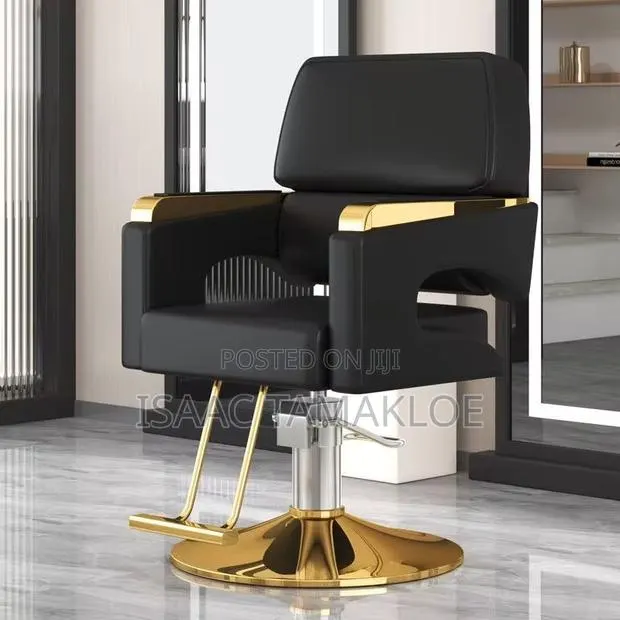 Barbershop /Salon Chairs All Black · Photo 1
