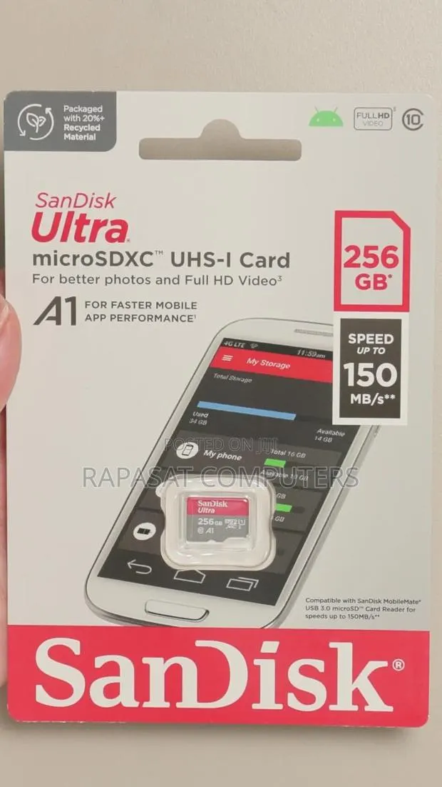 SanDisk 256GB MicroSD Card · Photo 1