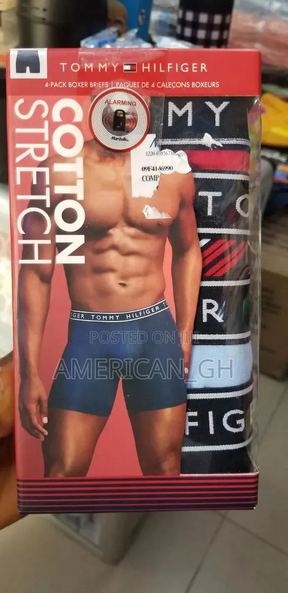 Tommy Hilfiger Cotton Stretch 4 Pack Boxer Briefs · Photo 1