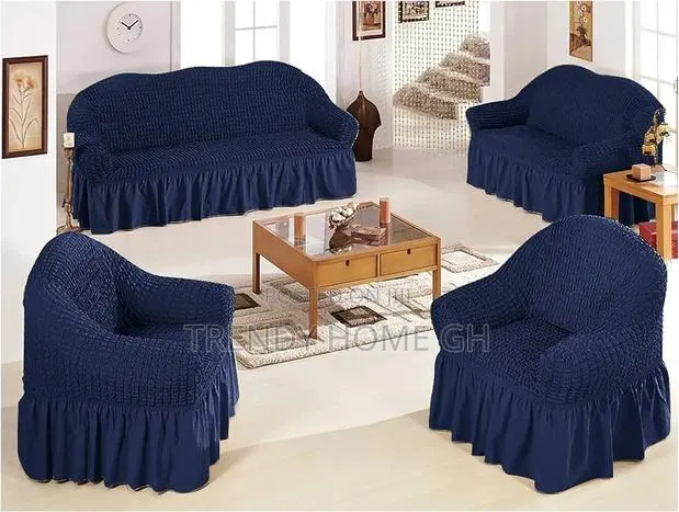 Turkish Stylish Stretchable Jacquard Sofa Covers Set Seater 3,2,1,1 · Photo 2