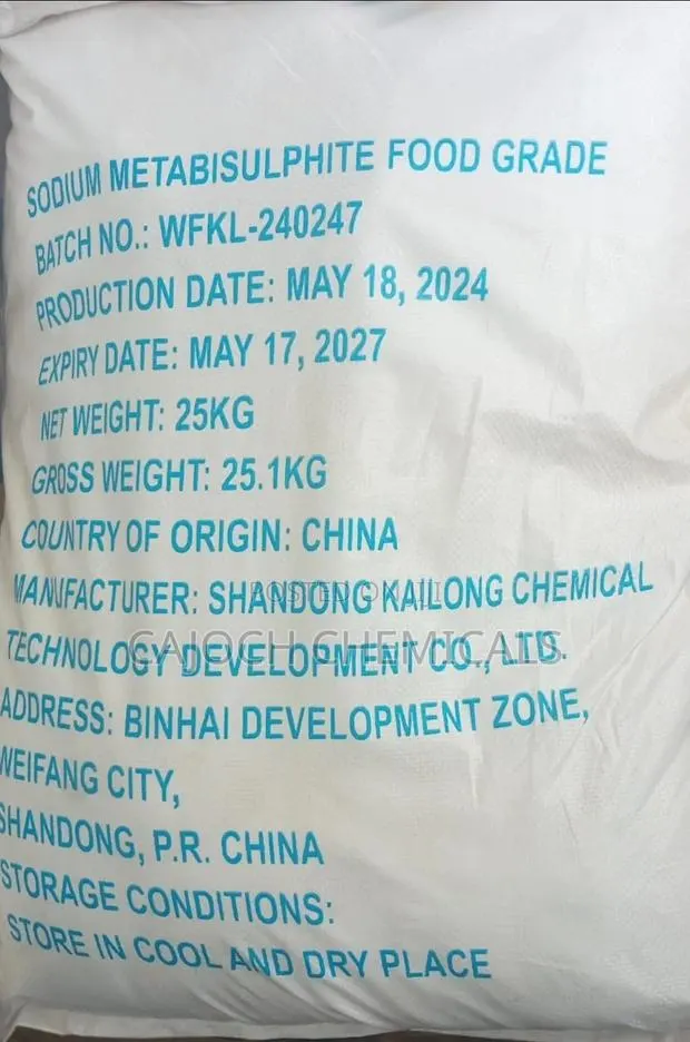 Sodium Metabisulphite - 97%-SMBS -25kg · Photo 1