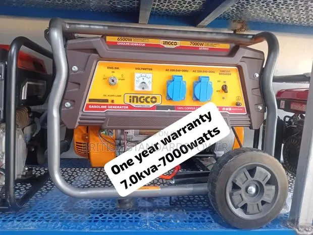 7.0kva Ingco Petrol Generator With Wheels · Photo 1