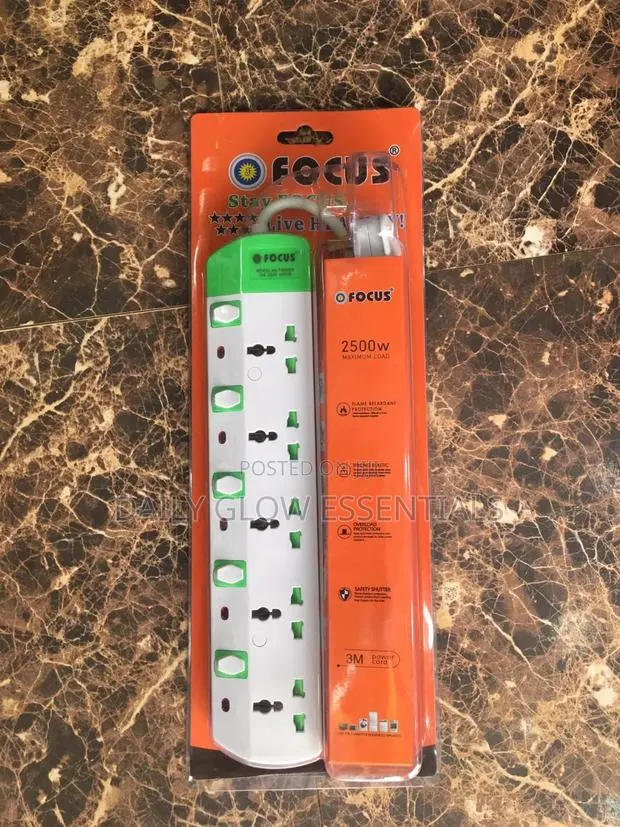Focus Extension Board – Multiple Power Outlets for Home and Office · Photo 1