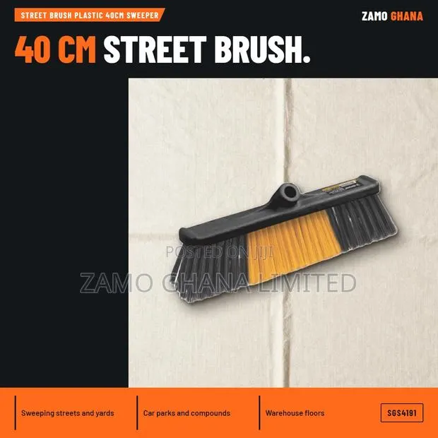 Street Brush Plastic 40Cm Sweeper - SGS4191 · Photo 1