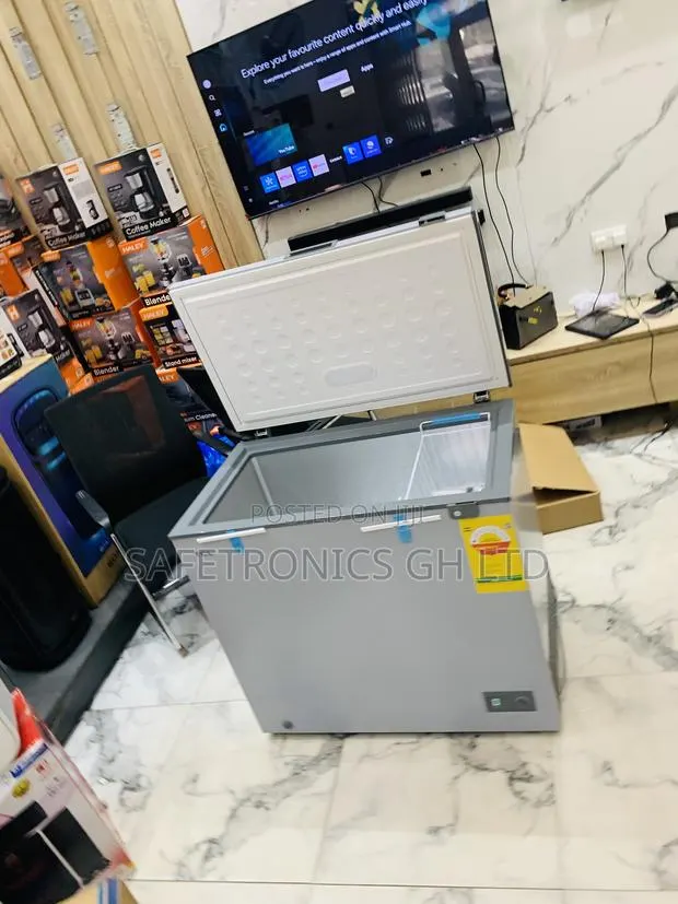 Exclusive Grey Energy-Saving Nasco Chest Freezer Nas-230sk (195l) · Photo 1