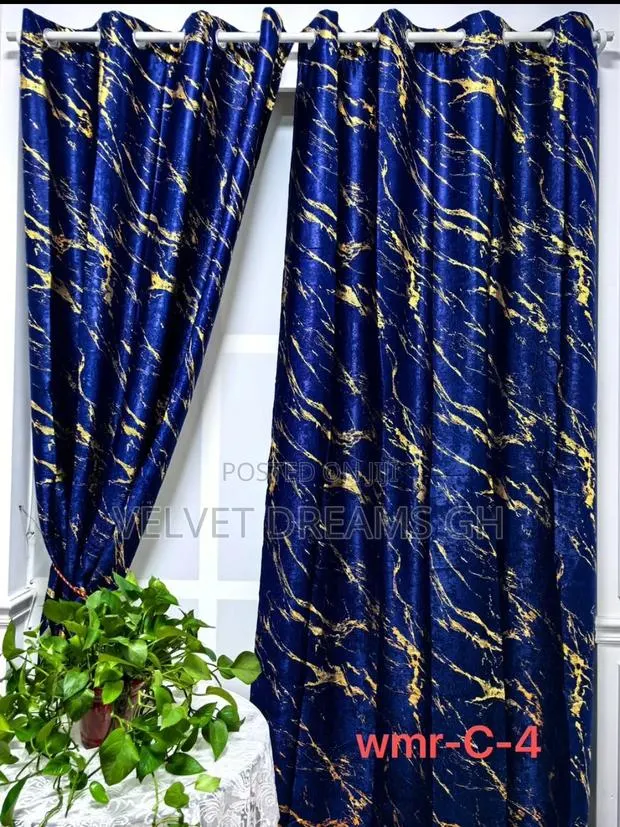 2in1 Luxury Blackout Curtains Soft Thick Modern Design · Photo 1
